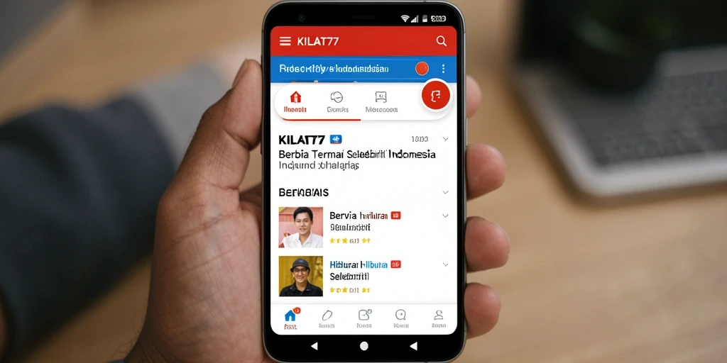 Tampilan antarmuka KILAT77 yang menawan dan informatif.