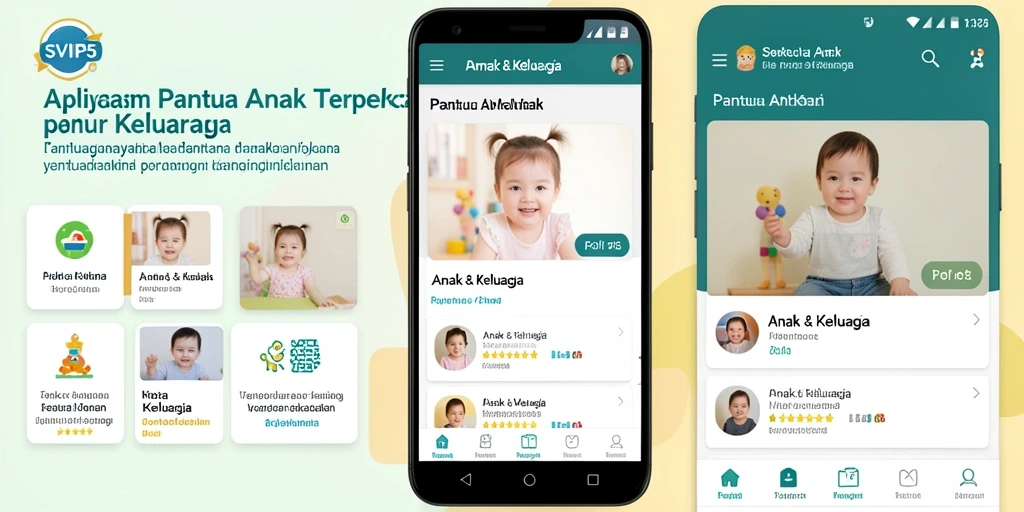 Antarmuka SVIP5 yang mudah digunakan untuk memantau anak.